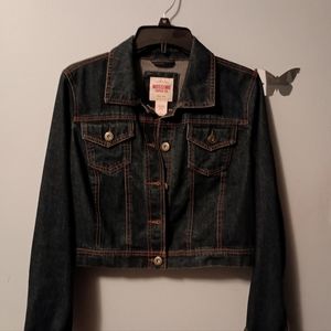 SOLD Jr Size Women's Dark Wash Jean Jacket